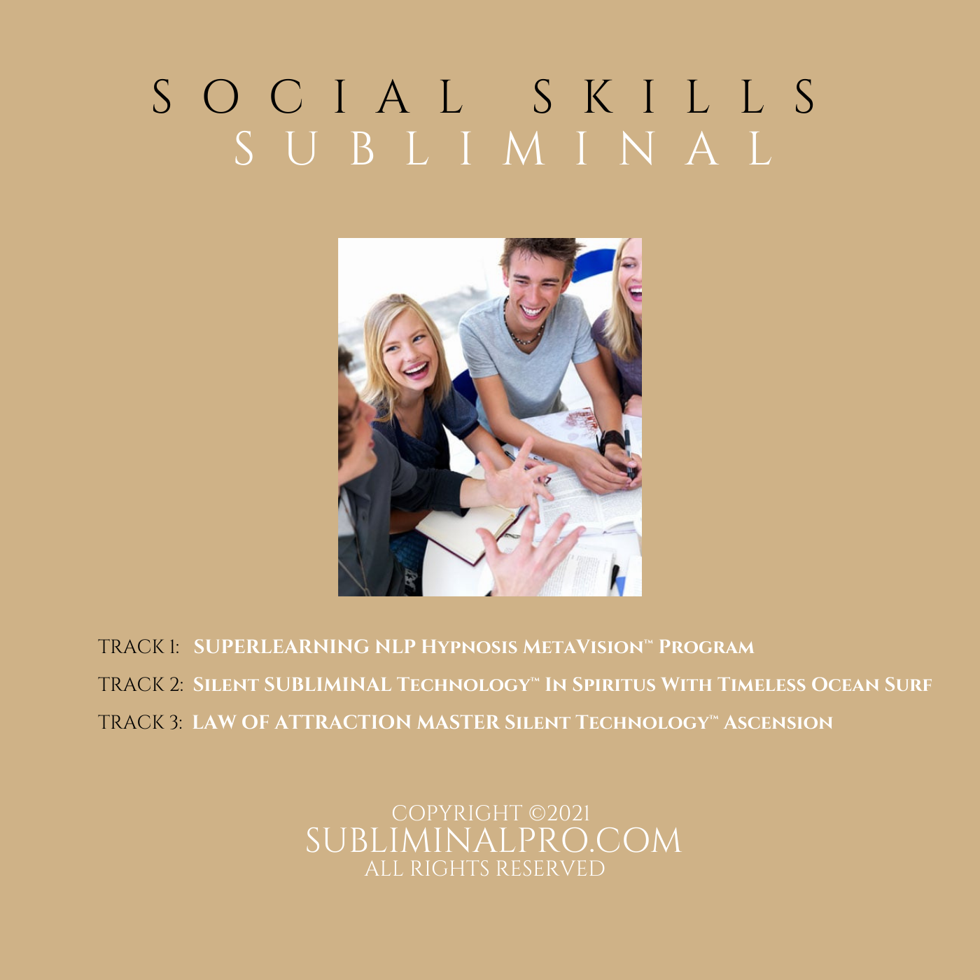 Social Skills Subliminal SUBLIMINAL PRO™ AUDIO photo